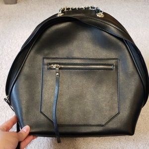 Faux Leather Backpack
